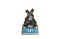 Magnet Molen blue gold D6x1 H10