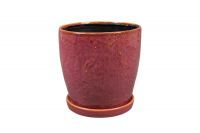 Pot+saucer Vivi cherry D20 H19