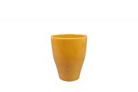 Pot tall Sven mustard D14 H17