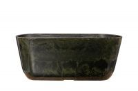 Planter Palermo marble green D35x16 H15