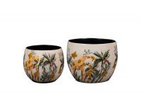 Pot set of 2 Safari dream D9 H7