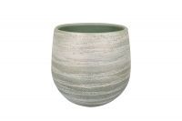 Pot Joyce shiny olive D26 H26