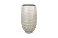 Pot tall Joyce shiny olive D27 H50